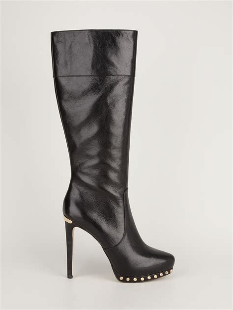 michael kors ailee boots|michael kors leather platform boots.